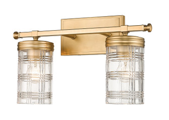 Archer Two Light Vanity in Heirloom Gold (224|3442VHG)