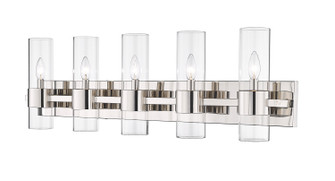 Lawson Five Light Vanity in Polished Nickel (224|3435VPN)