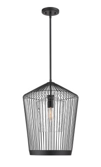 Lido One Light Pendant in Matte Black (224|342P19MB)