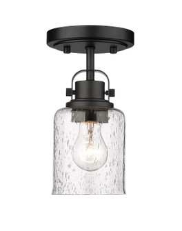 Kinsley One Light Flush Mount in Matte Black (224|340F1MB)