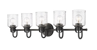 Kinsley Five Light Vanity in Matte Black (224|3405VMB)