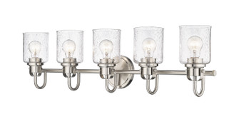 Kinsley Five Light Vanity in Brushed Nickel (224|3405VBN)