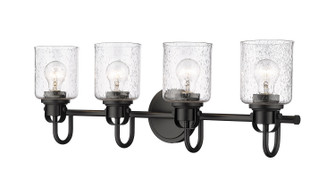 Kinsley Four Light Vanity in Matte Black (224|3404VMB)