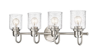 Kinsley Four Light Vanity in Brushed Nickel (224|3404VBN)