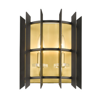 Haake Two Light Wall Sconce in Satin Brass (224|3382SMBSBR)