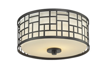 Elea Two Light Flush Mount in Bronze (224|329F12BRZ)