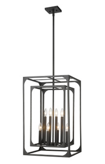 Easton Eight Light Chandelier in Matte Black (224|30388MB)