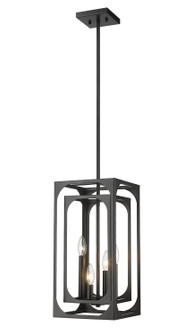 Easton Four Light Chandelier in Matte Black (224|30384MB)