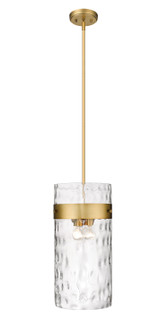 Fontaine Four Light Pendant in Rubbed Brass (224|3035P12RB)
