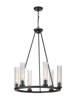 Beau Six Light Chandelier in Bronze (224|30316BRZ)