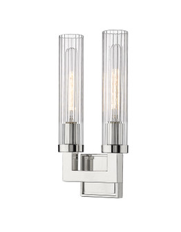 Beau Two Light Wall Sconce in Polished Nickel (224|30312SPN)