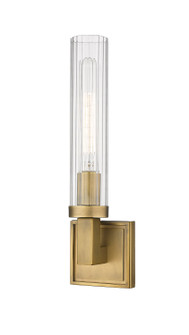Beau One Light Wall Sconce in Rubbed Brass (224|30311SRB)