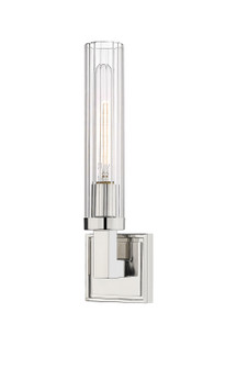 Beau One Light Wall Sconce in Polished Nickel (224|30311SPN)