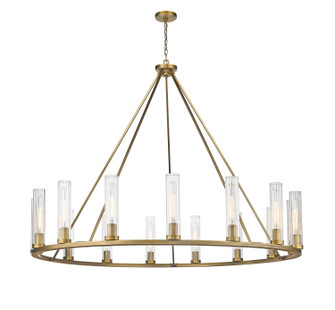 Beau 15 Light Chandelier in Rubbed Brass (224|303115RB)