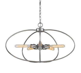 Persis Five Light Chandelier in Old Silver (224|3000POS)