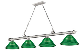 Cordon Four Light Billiard in Brushed Nickel (224|23064BNARG)