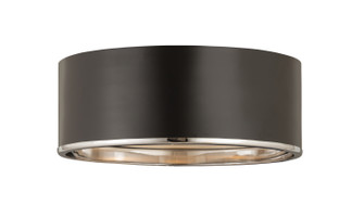 Arlo Four Light Flush Mount in Matte Black + Chrome (224|2303F4MBCH)