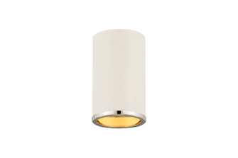 Arlo One Light Flush Mount in Matte White + Chrome (224|2303F1MWCH)
