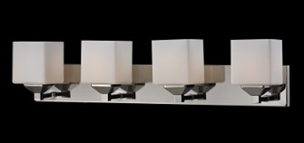 Quube Four Light Vanity in Chrome (224|21054V)