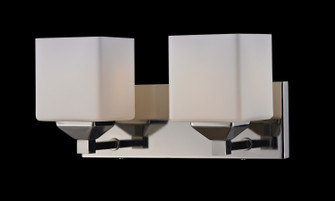 Quube Two Light Vanity in Chrome (224|21052V)