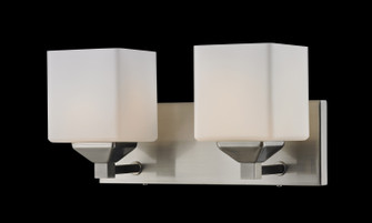 Quube Two Light Vanity in Brushed Nickel (224|21042V)