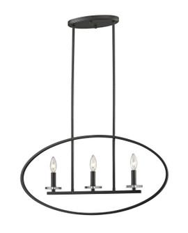 Verona Three Light Linear Chandelier in Bronze (224|20103LBRZ)