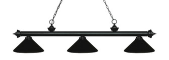 Riviera Three Light Billiard in Matte Black (224|2003MBMMB)