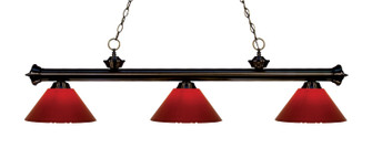 Riviera Three Light Billiard in Bronze (224|2003BRZPRD)