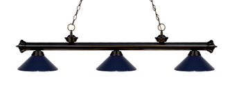 Riviera Three Light Billiard in Bronze (224|2003BRZMNB)