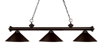 Riviera Three Light Billiard in Bronze (224|2003BRZMBRZ)