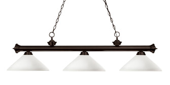Riviera Three Light Billiard in Bronze (224|2003BRZAMO14)