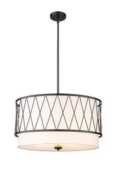 Dalton Four Light Pendant in Matte Black (224|19824MB)