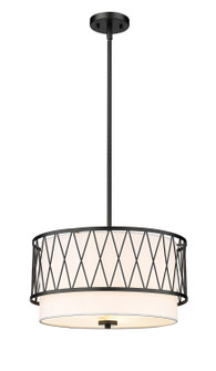 Dalton Three Light Pendant in Matte Black (224|19817MB)