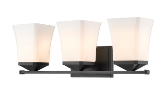 Darcy Three Light Vanity in Matte Black (224|19393VMB)