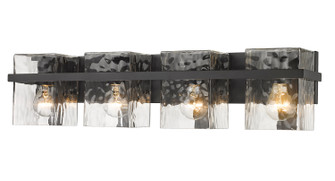 Bennington Four Light Vanity in Matte Black (224|19384VMB)
