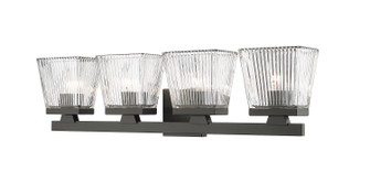 Astor Four Light Vanity in Matte Black (224|19364VMB)