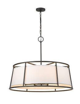 Lenyx Pendant Eight Light Chandelier in Iron Ore (224|193532IO)