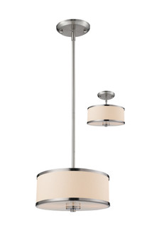 Cameo Two Light Pendant in Brushed Nickel (224|18312)