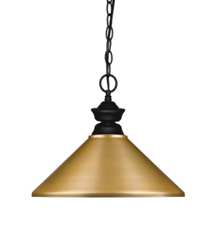 Pendant Lights One Light Pendant in Matte Black (224|100701MBMSG)