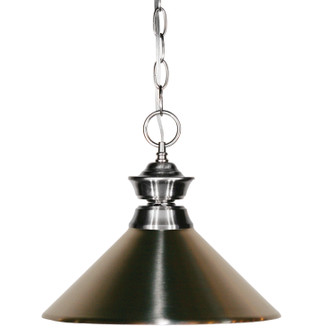 Pendant Lights One Light Pendant in Brushed Nickel (224|100701BNMBN)