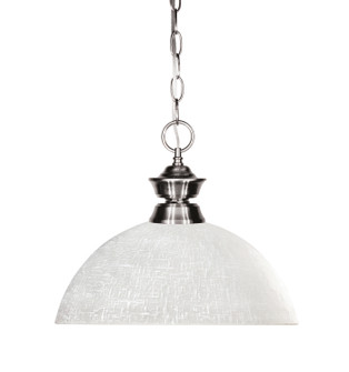 Shark One Light Pendant in Brushed Nickel (224|100701BNDWL14)