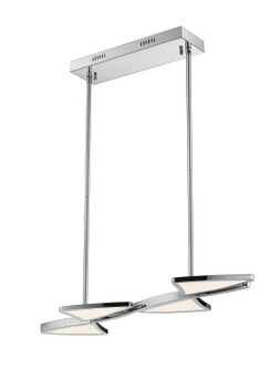 Aeon LED Linear Chandelier in Chrome (224|10034CHLED)