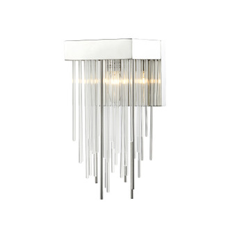 Waterfall One Light Wall Sconce in Polished Nickel (360|WS700441PN)
