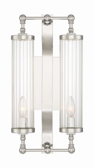 Regis Two Light Wall Sconce in Polished Nickel (360|WS700372PN)