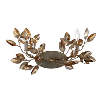 Misthaven Two Light Wall Sconce in Silver Leaf w/Antique Gold (360|WS700152SLAGPCC)