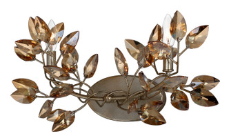 Misthaven Two Light Wall Sconce in Silver Leaf w/Antique Gold (360|WS700152SLAGPCC)
