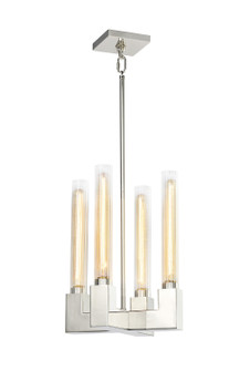 Placid Four Light Pendant in Polished Nickel (360|P301004PN)