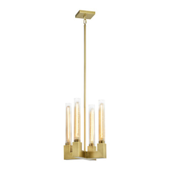 Placid Four Light Pendant in Aged Brass (360|P300994AGB)