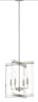 Regent Four Light Pendant in Polished Nickel (360|P300834PN)