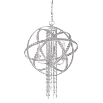 Cascade Four Light Pendant in Satin White (360|P300114SW)